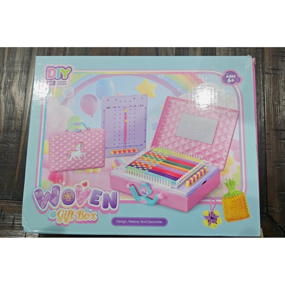 Woven Gift Box DIY Craft Kit Bracelet & Tote Bag 2-in-1 XS-BZ02